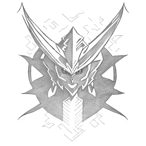 dark magician from Yugioh, but comic book art style  tattoo design idea