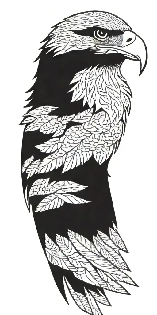 Eagle tattoo design idea