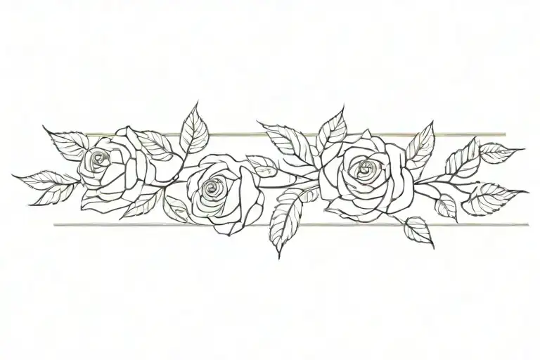 stencil-rose-with-fineline-leaves-tattoo-idea-blackink-ai