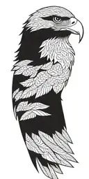 Eagle tattoo design idea