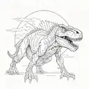 Jurassic park tattoo design idea