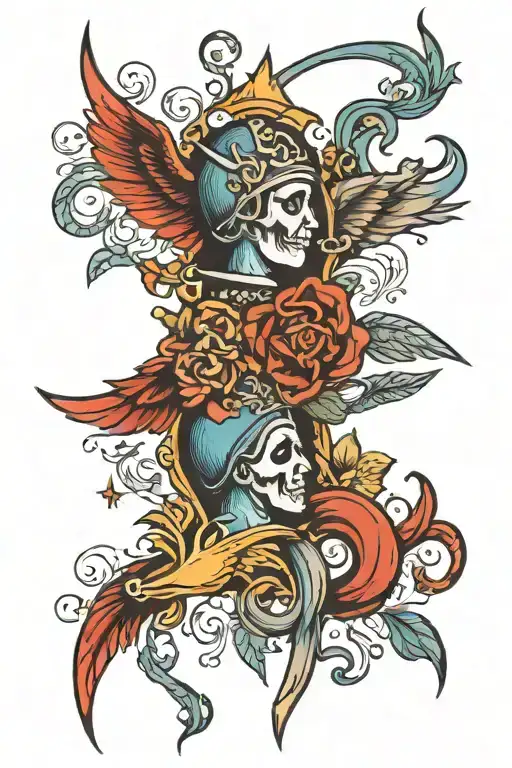 Middle Ages tattoo design idea