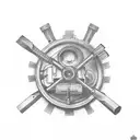 mechanic tools tattoo design idea
