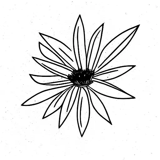 tall indian paint brush with a box outline tattoo design idea