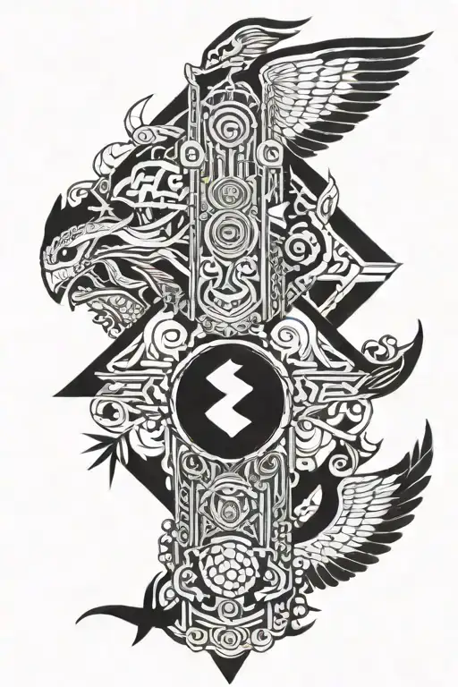 Totem Field tattoo design idea