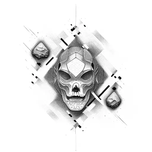 struggle, resilience, rock bottom tattoo design idea