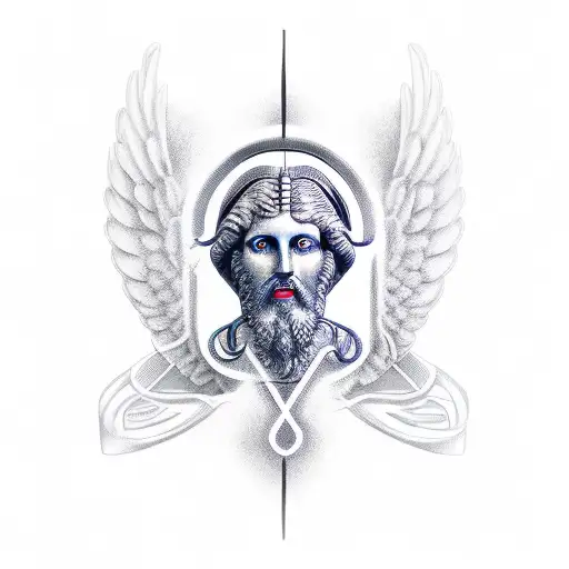 Asclepius tattoo design idea