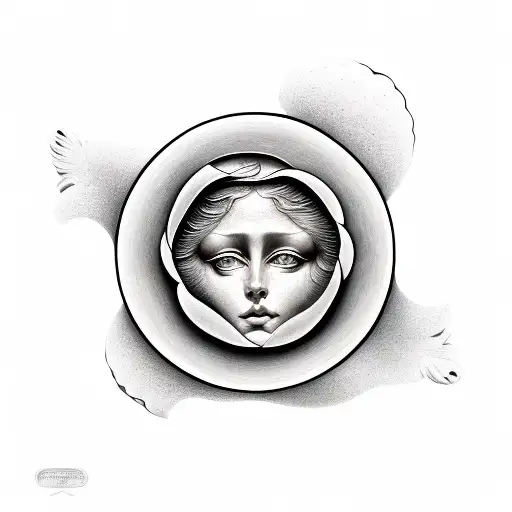birth of venus tattoo design idea
