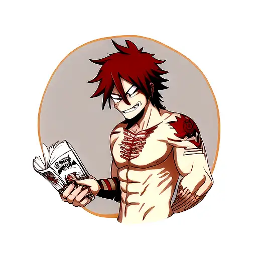 subtle tattoo of Red Riot unbreakable tattoo design idea