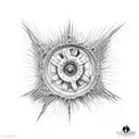 dark souls eclipse tattoo design idea