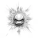 dark souls eclipse tattoo design idea