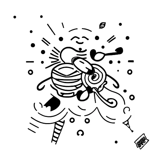 two spoons tattoo design idea