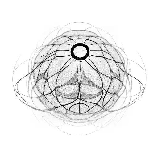 a very delicate and elegant outline of a handball in the shape of a circle. Inside the ball, you can depict a stylized h tattoo design idea