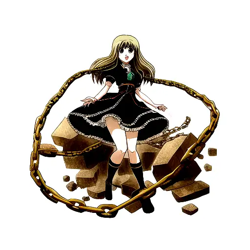 Broken Chains tattoo design idea