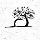 There are many branches of learning, but only the one solid tree-trunk of wisdom. abstract watercolor tattoo design idea