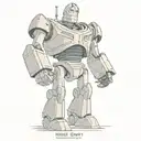 iron giant tattoo design idea