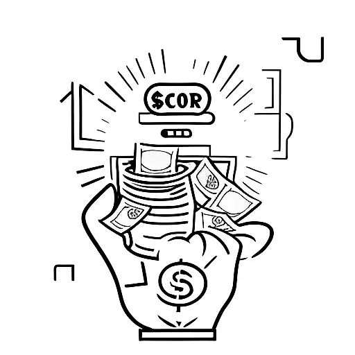 scammer, money, cash  tattoo design idea