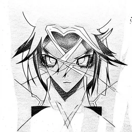 anime tattoo design idea