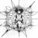 anime tattoo design idea