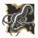 scorpions crawling tattoo design idea