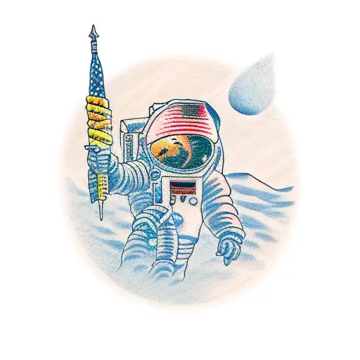 Nasa's Mars Viking tattoo design idea