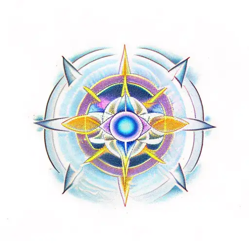 7 energy chakras  tattoo design idea