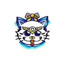 sailor moon, hello kitty, kingdom hearts tattoo design idea