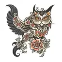 boo tattoo design idea