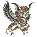 boo tattoo design idea