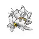 Magnolia tree tattoo design idea