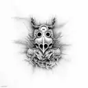 silent hill 2 tattoo design idea