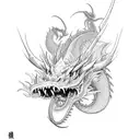 ronin with dragon tattoo design idea