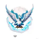 Articuno tattoo design idea