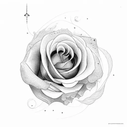illuminate with roses tattoo design idea