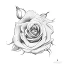 illuminate with roses tattoo design idea