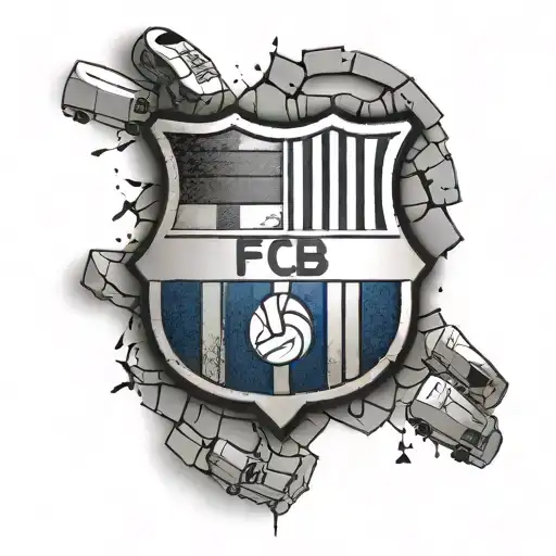 FC Barcelona tattoo design idea