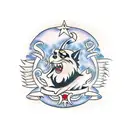 TAZ tattoo design idea