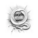 Job from the bible in despair tattoo design idea