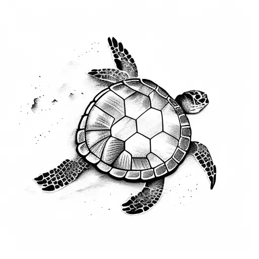 watercolor sea turtle,  plumeria,  books tattoo design idea