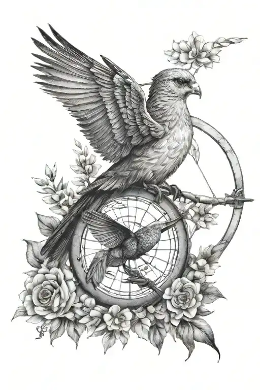 hunger games tattoo design idea