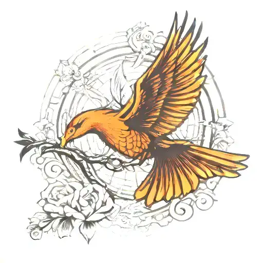 hunger games tattoo design idea