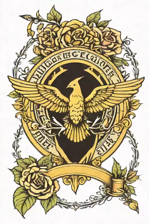 hunger games tattoo design idea