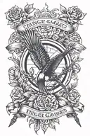 hunger games tattoo design idea