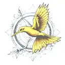 hunger games tattoo design idea
