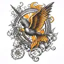 hunger games tattoo design idea