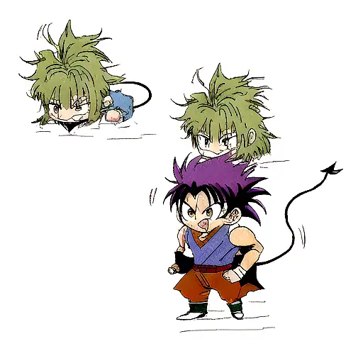 Yu yu hakusho, dragon ball z, demon slayer, jujutsu kaisen tattoo design idea
