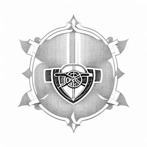 Arsenal football club  tattoo design idea