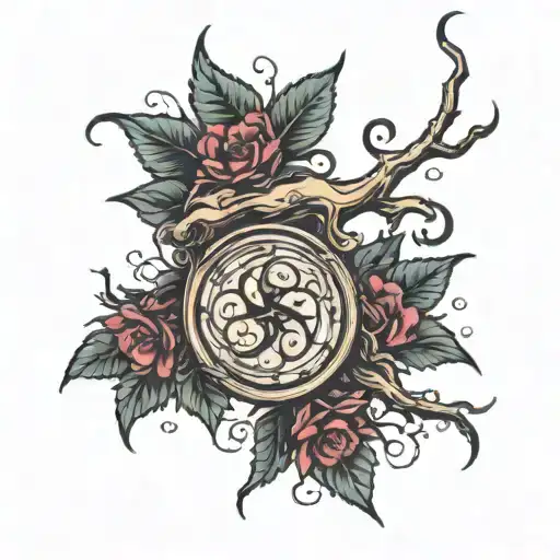 SLeep token logo, veins tattoo design idea