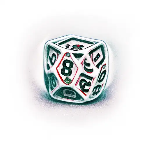 devils roll the dice, angels roll their eyes tattoo design idea