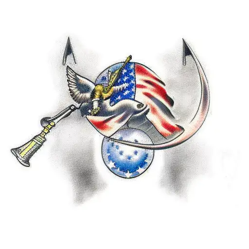 world war 1 memorial tattoo design idea